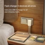 Purchase Belkin 67W (25W+20W+20W) 3-Port USB -C Wall Charger with PPS |Quick Charging Charger for iPhone 17, MacBook Professional, AirPods, Samsung Galaxy S25, Google Pixel 10, | 2 Years Guarantee, White - Finest Worth India | AskMeFlash - Image 2