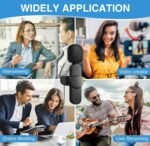 Purchase Wi-fi Lavalier Omnidirectional Microphone System Vlog for Kind-C Android & iPhone,Plug and Play,Noise Discount,No Want APP & Bluetooth (VM6) - Greatest Worth India | AskMeFlash - Image 7