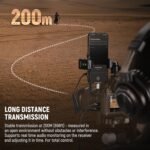Purchase Neewer CM28 PRO Wi-fi Lavalier Lapel Microphone System with Charging Case 48KHz 16 Bit Uncompressed Audio Noise Canceling 4GB Storage 9Hrs Recording Suitable with iPhone iPad Android Digicam PC - Finest Worth India | AskMeFlash - Image 8