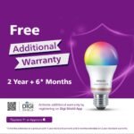 Purchase Philips Wiz Wi-Fi Enabled E27 12-Watt LED Sensible Bulb, Appropriate with Amazon Alexa and Google Assistant(16M Colors +Shades of White + Dimmable + Tunable), Pack of 1 - Greatest Worth India | AskMeFlash - Image 9