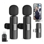 Purchase Twin Wi-fi Lavalier Microphone for All Smartphones | Plug & Play Noise Cancellation Collar Mic Set with Receiver | Transportable Wi-fi Mic for Interviews, Vlogs, YouTube, Reels, TikTok – Greatest Worth India | AskMeFlash