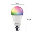 Purchase Panasonic LED 9.5W 5CH Sensible Bulb Appropriate with Alexa and Google House (Wifi + Bluetooth), 16 Tens of millions B22 Sensible Bulb (Multicolor) - Finest Worth India | AskMeFlash - Image 3
