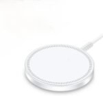 Purchase Magnetic Wi-fi Charger Pad, 15W Quick Charging, White, USB-C Cable - Greatest Value India | AskMeFlash - Image 2