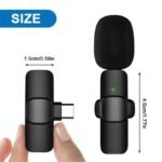 Lapras K8 Wireless Lavalier Microphone – Type-C Plug & Play Collar Mic with Noise Reduction for Vlogging & Interviews - Image 2