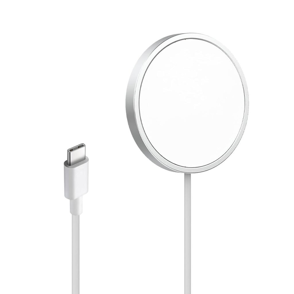Purchase GIANAC USB C Magazine Secure Charger, 15W Magnetic Wi-fi Quick Charger, Sort C Induction Charger Suitable with iPhone 17/16/16 Plus/16 Professional/16 Professional Max/16e/15/14/13/12 Collection/Air-Pods 3/2 professional – Greatest Value India | AskMeFlash