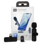 Purchase K8 Wi-fi Lavalier Microphone, Bluetooth Collar Microphone for Sort-C Android, Noise Canceling Mic for Vlogging, Clip-On for YouTube (K8 – Single) – Greatest Worth India | AskMeFlash