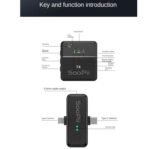 SOOPII SX31 Dual Wireless Lavalier Microphone – 3-in-1 Clip-On Mic with Noise Reduction for iPhone, Android & Laptop - Image 3