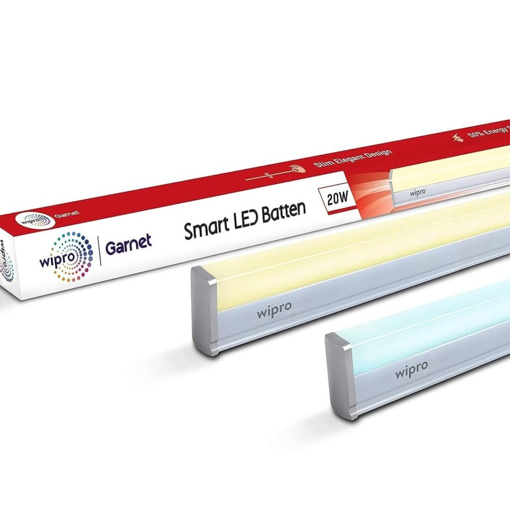 Purchase wipro Good Wi-Fi 20W CCT LED Batten | White Tunable | Dimmable | Scheduling | Scene Creation | Good Grouping of Lights | Management from Anyplace | Amazon Alexa & Google Asst. Suitable | Pack of 1 – Greatest Worth India | AskMeFlash