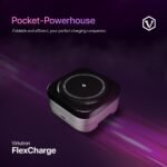 Virtutron 15W Foldable Magnetic Wireless Charging Pad – Type-C, for iPhone 12–16, Samsung Galaxy & AirPods (Black) - Image 8
