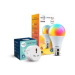 Wipro Smart Home Combo – 10A Smart Plug & 12.5W Wi-Fi Smart LED Bulb (B22) with Music Sync, Alexa & Google Assistant