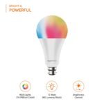 Amazon Basics 12W B22 Smart LED Bulb – 16M Colours, Wi-Fi & Bluetooth, Alexa & Google Assistant, Dimmable (Pack of 1) - Image 2