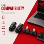 Purchase Primate S50 Magnetic Wi-fi Lavalier Microphone for Android & iPhone, 3-Degree Noise Cancellation, 52H Battery with Charging Case, Clip-On Mic for YouTube, Vlogging & Interviews - Greatest Worth India | AskMeFlash - Image 8
