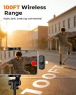 Purchase VELOMAX Wi-fi Mic for YouTube with AI Noise Cancellation, 2-in-1 Wi-fi Microphone for iPhone/Android, Twin Clip-On Magnetic Mic, 100FT Vary, Lightning & Kind-C Receiver for Vlog & Streaming - Greatest Value India | AskMeFlash - Image 2
