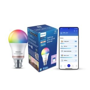 Philips WiZ 10W B22 Wi-Fi Smart LED Bulb – Colour Changing, Dimmable, Alexa & Google Assistant (Pack of 1)