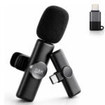Purchase MAK Single Wi-fi Lavalier Microphone with Kind C Receiver & iOS Connector | Plug & Play Clip-On Mic for Vlogging, YouTube, Dwell Streaming, Podcast, Recording,Android, iPad & Tablets – Finest Worth India | AskMeFlash