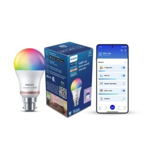 PHILIPS WiZ Neo 12W B22 Wi-Fi & Bluetooth Smart LED Bulb – 16M Colours, Music Sync, Alexa & Google Assistant