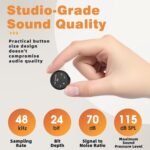 GADGETSWEAR Q8 Wireless Lavalier Microphone – Single Clip-On Mic with Noise Cancellation, Type-C & iOS Plug-and-Play - Image 4