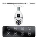 Eyetech Dual Lens 4MP/8MP WiFi Light Bulb Security Camera – Full HD, Colour Night Vision, Two-Way Audio, V380 Pro App - Image 2