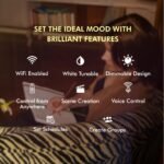 Purchase wipro Good Wi-Fi 20W CCT LED Batten | White Tunable | Dimmable | Scheduling | Scene Creation | Good Grouping of Lights | Management from Anyplace | Amazon Alexa & Google Asst. Suitable | Pack of 1 - Greatest Worth India | AskMeFlash - Image 3