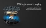 Nillkin PowerFlash 15W Fast Wireless Charger Pad – Qi Standard, Tempered Glass with Cooling Fan (Black) - Image 3