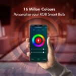 Wipro 9W B22 Wi-Fi Smart LED Bulb (NS9400) – 16M Colours, Music Sync, Works with Alexa & Google Assistant - Image 3