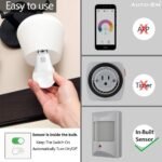 Auto-ON Day/Night Sensor 9W B22 LED Bulb – Cool White, Dusk-to-Dawn Auto Switch with Surge Protector - Image 2