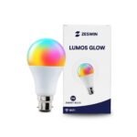 Zeswin 9W B22 Wi-Fi Smart LED Bulb – 16M Colours, Music Sync, Alexa & Google Assistant (Pack of 1)