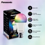 Purchase Panasonic LED 9.5W 5CH Sensible Bulb Appropriate with Alexa and Google House (Wifi + Bluetooth), 16 Tens of millions B22 Sensible Bulb (Multicolor) - Finest Worth India | AskMeFlash - Image 4