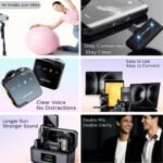 Purchase Lenyes LM205 Wi-fi Microphone for YouTube | with 2 Mics | 2 Receivers Sort-C & Lightning | LED Indicator Mild | 6 Hour Battery | 20 Meter Vary| for Youtubers & Content material Creators - Finest Value India | AskMeFlash - Image 2