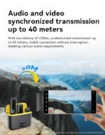NOXO Wireless Microphone for iPhone & Android – Dual Mic Set with Noise Cancellation, 48H Charging Case & 130ft Range - Image 7