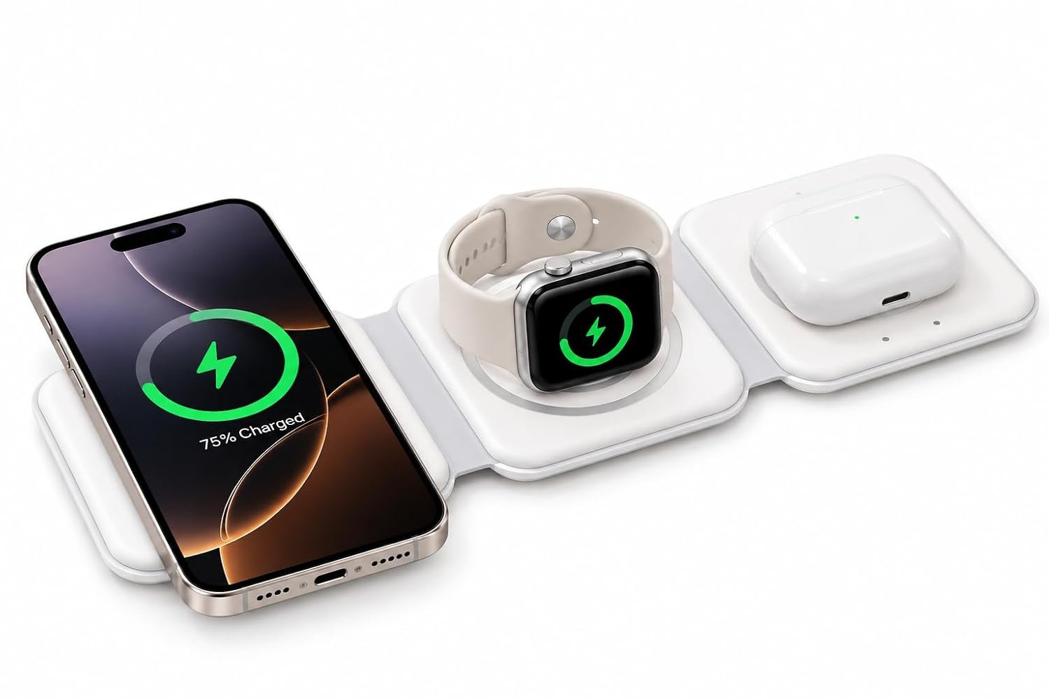 Purchase 3-in-1 Wi-fi Charger for iPhone, Android, Smartwatch & Earbuds,15W Wi-fi Charging,Appropriate with All Apple/Android Telephones and Apple Watch,Airpods (3 in 1 Foldable) – Greatest Value India | AskMeFlash Purchase 3-in-1 Wi-fi Charger for iPhone, Android, Smartwatch & Earbuds,15W Wi-fi Charging,Appropriate with All Apple/Android Telephones and Apple Watch,Airpods (3 in 1 Foldable) – Greatest Value India | AskMeFlash
