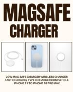 Purchase IEVO 15W Magnetic Wi-fi Charger with Secure and Quick Charging Pad for iPhone 15/14/13/12 Professional/Professional Max/Plus/Mini, AirPods 3/2/Professional, Twin Ports, LED Indicator, Quick Magnet Alignment, Moveable - Greatest Worth India | AskMeFlash - Image 7