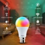 Wipro 9W B22 Wi-Fi Smart LED Bulb (NS9400) – 16M Colours, Music Sync, Works with Alexa & Google Assistant - Image 4