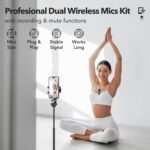 Purchase Twin Wi-fi Lavalier Microphone for Android iPhone 3 in 1 Collar Mic USB C Lightning Plug Noise Cancellation Vlogging YouTube Interviews Reels Moveable - Finest Value India | AskMeFlash - Image 5