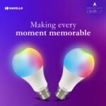 Purchase Havells Glamax 9W B22 WiFi LED Good Bulb with Music Sync Perform, Appropriate with Amazon Alexa and Google Assistant (16M Colors) - Finest Value India | AskMeFlash - Image 2