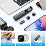 Fixser 2-in-1 Wireless Collar Mic – 2.4GHz Dual Lavalier with AI Noise Reduction, Magnetic Clips & USB-C Receiver - Image 4