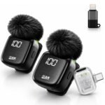 Purchase MAK Twin Sensible AI ANC Wi-fi Lavalier Microphone with Fur Windshield | Plug & Play Clip-On Mic for Vlogging, YouTube, Podcasts, Interviews, Reside Streaming | Android & iOS. – Greatest Value India | AskMeFlash