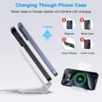 Sidpro 15W Fast Wireless Charging Stand for Google Pixel, Samsung Galaxy & iPhone – Dual-Coil, Qi Compatible - Image 5