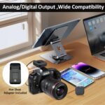 MeloJungle S8 Pro Wireless Lavalier Microphone – 2 Transmitters + Receiver, 48kHz/24-bit, Noise Reduction, 30H Charging Case, USB-C & Lightning - Image 5