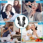 Clopic CP-K9 Wireless Lavalier Microphone – Dual Mic Set with USB-C & Lightning Receiver, Noise Cancellation, Magnetic Clip - Image 6