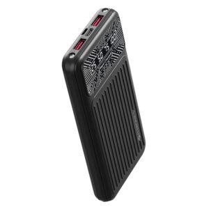 Zebronics EnergiPod 10R4 10000mAh Power Bank – 22.5W Fast Charging, PD 3.0 Type-C, Dual USB Output with LED Display & Torch