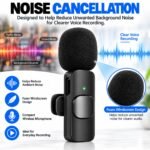Purchase Wi-fi Clip Microphone for Social Media Movies Vlogging Tutorials and Presentation Recording - Finest Worth India | AskMeFlash - Image 6