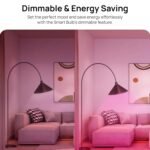 Purchase wipro 9W Bluetooth Enabled Good Bulb B22 | 16 million Colors | White Tunable (Heat, Impartial & Cool White) | Dimmable | App-Management | Music Sync | Schedule & Scenes | Pack of 1 - Finest Value India | AskMeFlash - Image 4