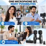Purchase Moveable Clip On Wi-fi Microphone for Vloggers Youtubers Video Creators Interviews and Social Media Recording - Greatest Worth India | AskMeFlash - Image 6
