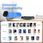 Purchase Pixel 9 Professional Wi-fi Charger, Quick Wi-fi Charging Pad for Google Pixel 9a/9 Professional/9Pro XL/9Pro Fold/8/8Pro/7/7Pro/6/6 Professional/5, Wi-fi Charger Android for Samsung S25 Extremely/Z Flip6/ Fold 6, iPhone 16 - Greatest Value India | AskMeFlash - Image 6