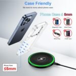 Purchase Pixel 9 Professional Wi-fi Charger, Quick Wi-fi Charging Pad for Google Pixel 9a/9 Professional/9Pro XL/9Pro Fold/8/8Pro/7/7Pro/6/6 Professional/5, Wi-fi Charger Android for Samsung S25 Extremely/Z Flip6/ Fold 6, iPhone 16 - Greatest Value India | AskMeFlash - Image 3