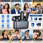 Eyetech J13 Dual Wireless Lavalier Microphone – Clip-On Mic with Charging Case for Camera & Smartphone, USB Type-C - Image 9