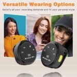 GADGETSWEAR Q8 Wireless Lavalier Microphone – Single Clip-On Mic with Noise Cancellation, Type-C & iOS Plug-and-Play - Image 9