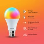 Purchase wipro B22 12.5W Wi-Fi Good LED Bulb with Music Sync for Amazon Alexa & Google Assistant (Pack of 1, Multicolor) - Greatest Worth India | AskMeFlash - Image 4