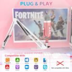 Purchase zealsound Gaming Condenser Microphone, Podcast Mic with Increase Arm for Telephone/PC/PS4/PS5, USB Microphone for Recording/YouTube/Streaming, Headphone Output, Mute Button, Echo Quantity Achieve Management (Pink) - Finest Worth India | AskMeFlash - Image 2